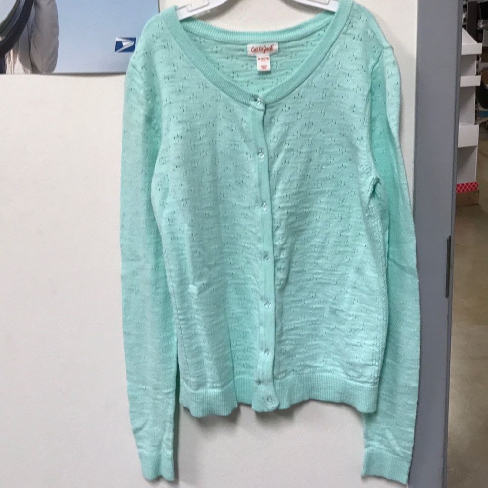 Girls lightly used long sleeve sweater